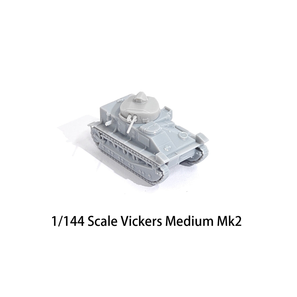 1/144 Scale Vickers Medium Mk.II unpainted resin model kits