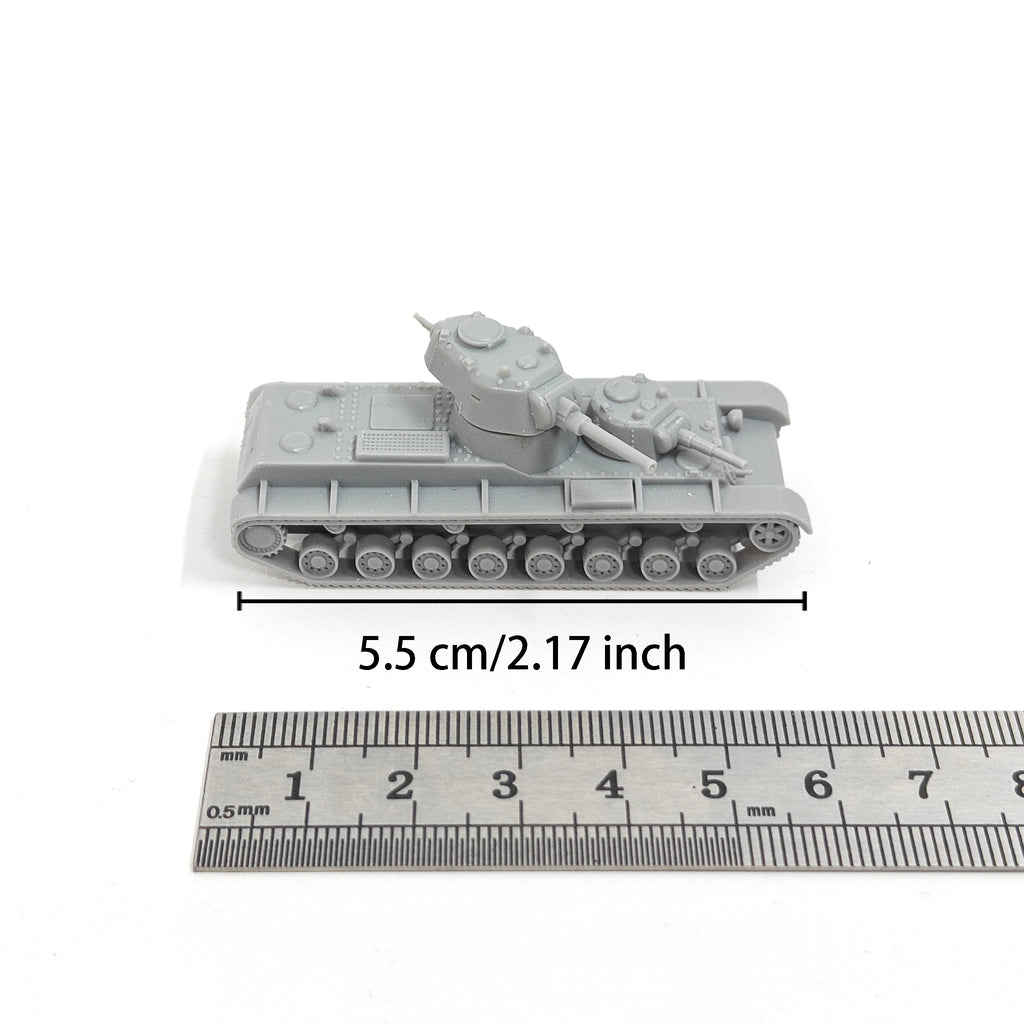 1/144 Scale SMK (Sergai Mironovich Kirov) Heavy Multi-Turret Tank Project Model kits