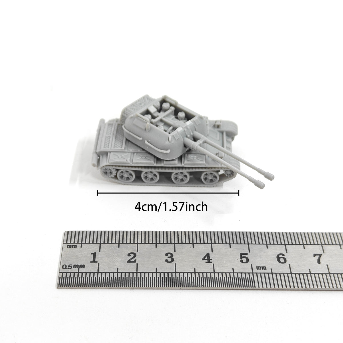 1/144 Scale ZSU-57-2 Soviet SPAAG Model kits Unpainted miniatures