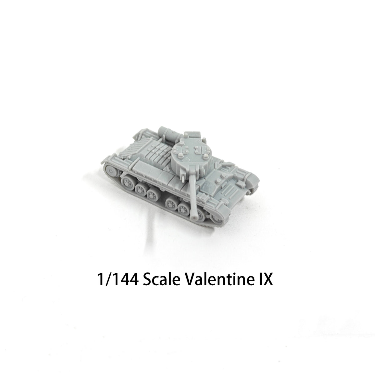 1/144 Scale Valentine IX medium tank Model kitss Unassembled miniatures