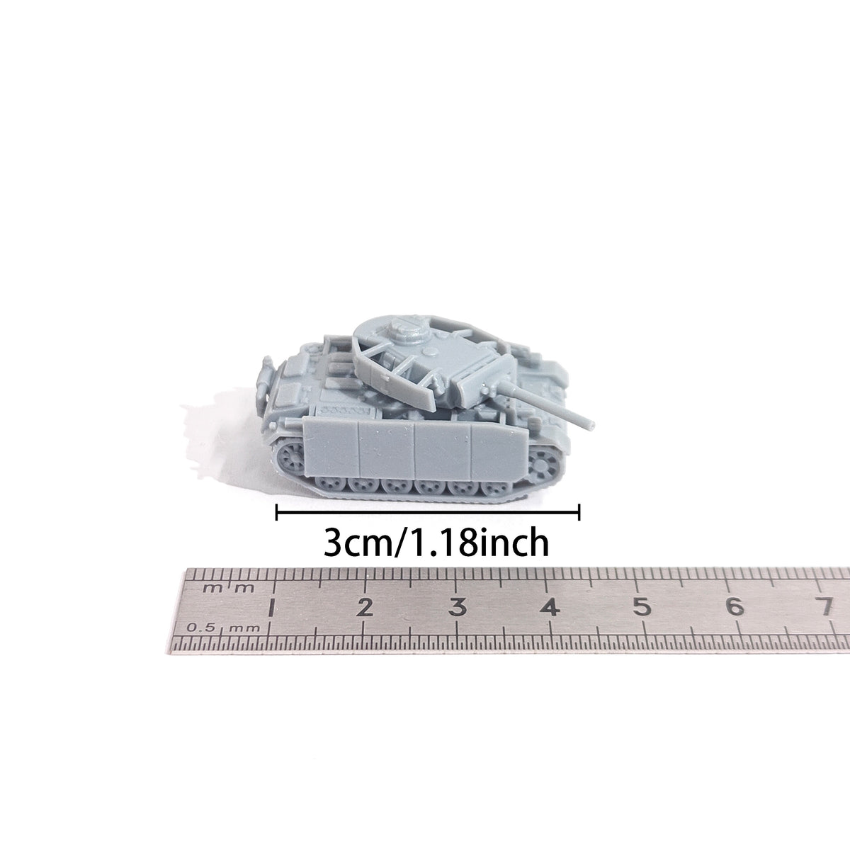 1/144 Scale Panzer III Ausf. M Unpainted Miniatures Reisn Model Kits