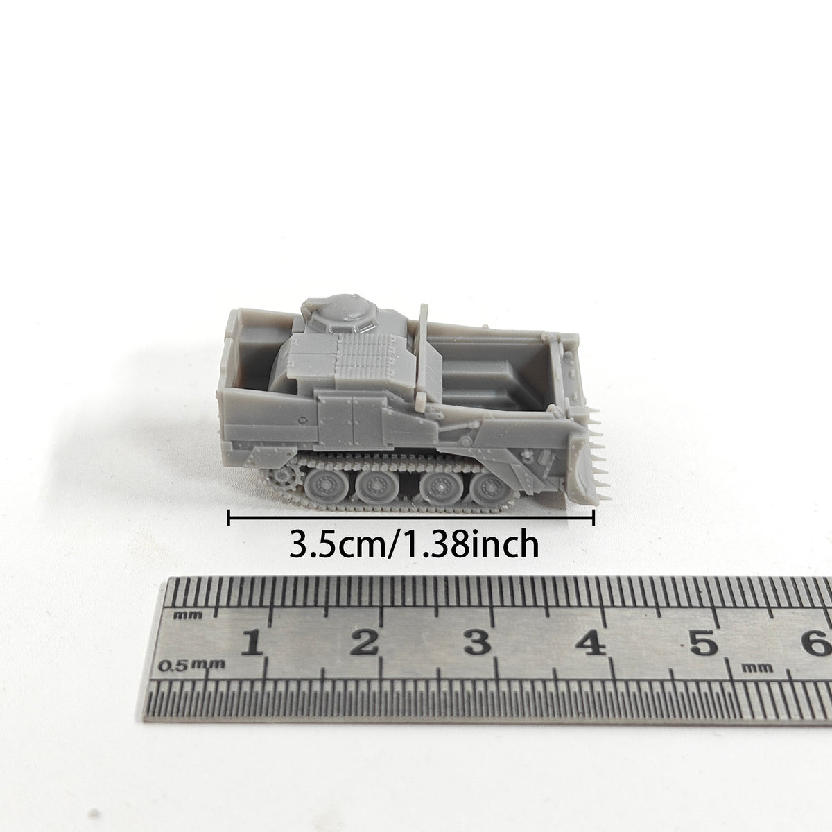 1/144 Scale Combat Earthmover M105 Unpainted Miniatures Reisn Model Kits