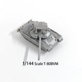 1/144 Scale up-armoured T-80BVM Main Battle Tank model kits
