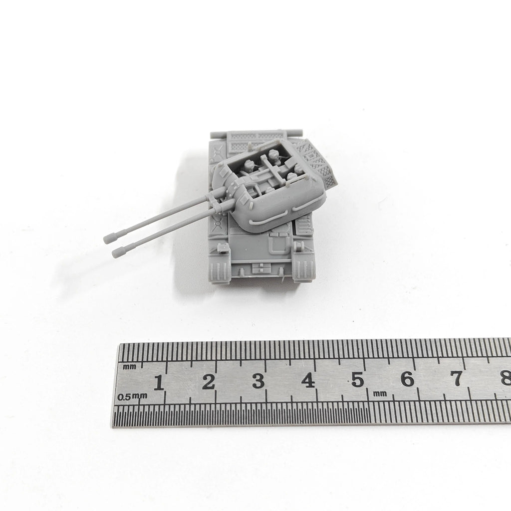 1/144 Scale ZSU-57-2 Soviet SPAAG Model kits Unpainted miniatures