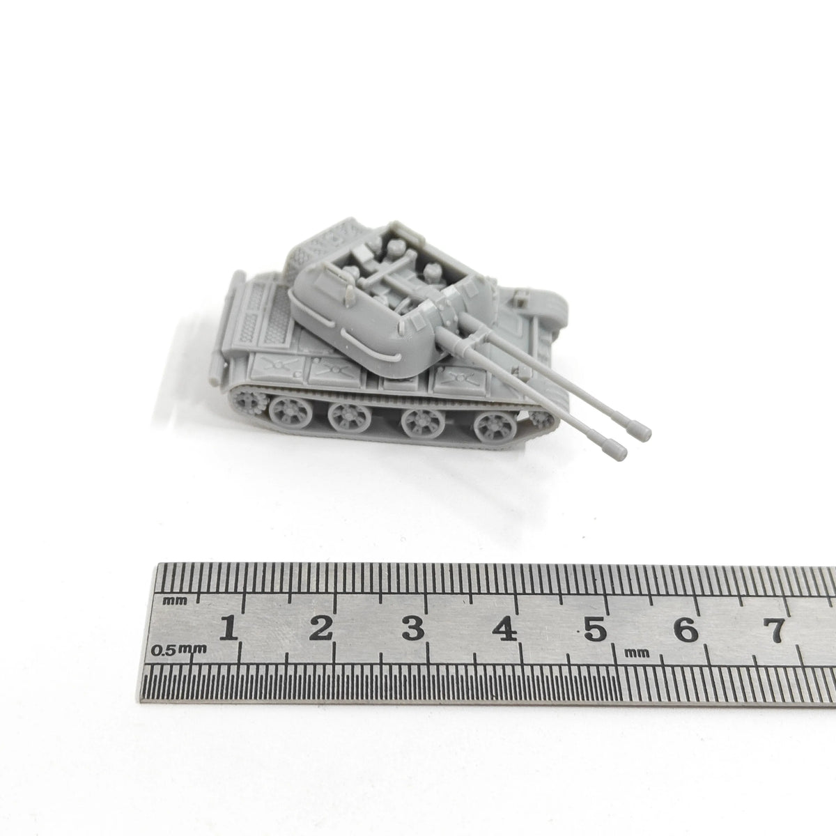 1/144 Scale ZSU-57-2 Soviet SPAAG Model kits Unpainted miniatures