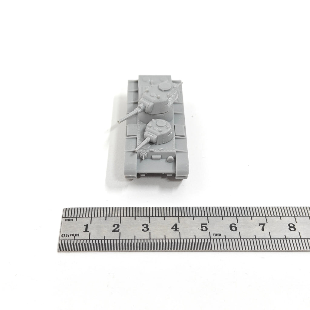 1/144 Scale SMK (Sergai Mironovich Kirov) Heavy Multi-Turret Tank Project Model kits