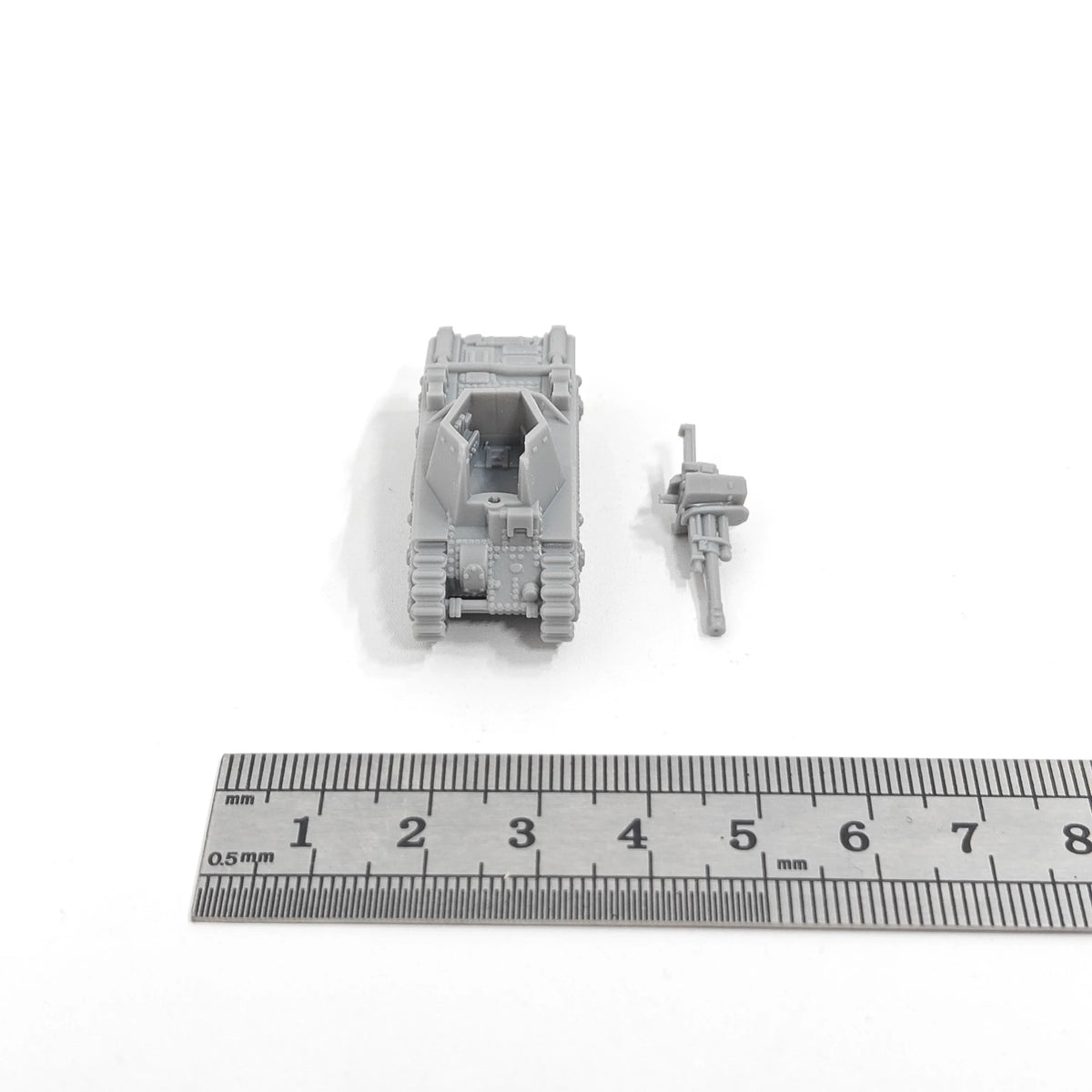 1/144 Scale 10.5 cm leFH 18/3 (Sf.) auf Geschützwagen B2(f) Model kits