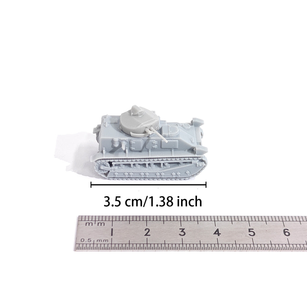 1/144 Scale Vickers Medium Mk.II unpainted resin model kits